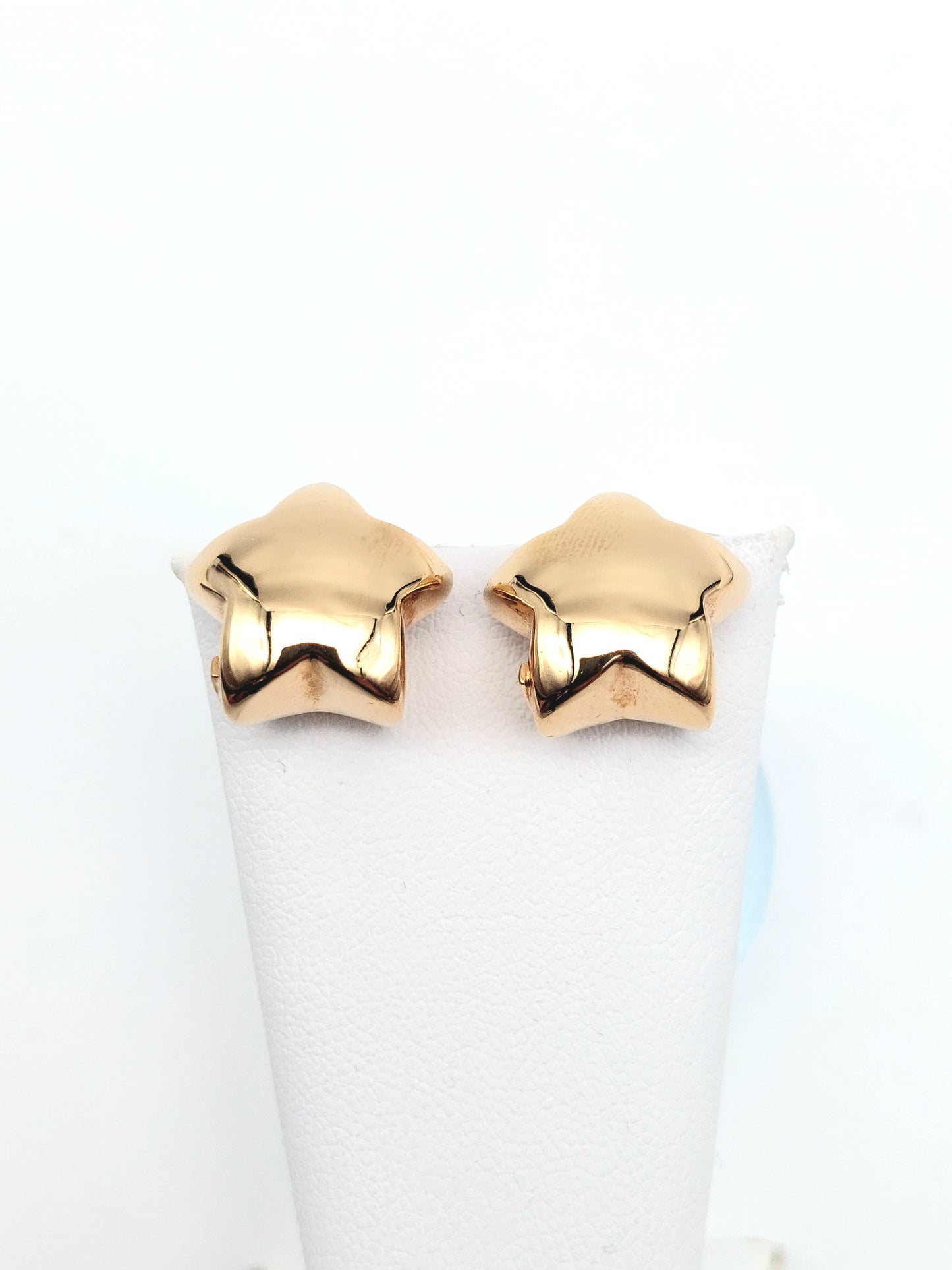 Orecchini elettroformati in oro giallo 18 KT. OR-ORO008.