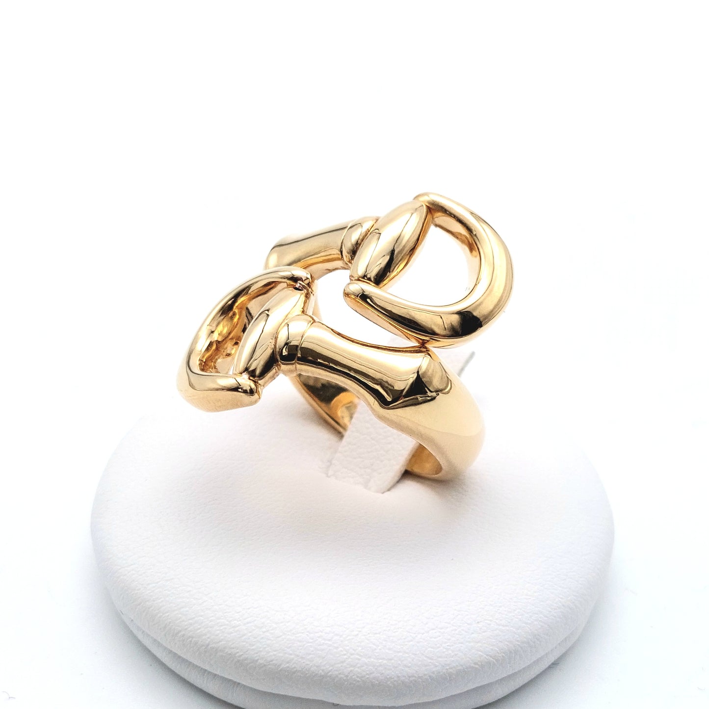 Anello in oro giallo 18 KT in elettroformatura. AN-ORO088.