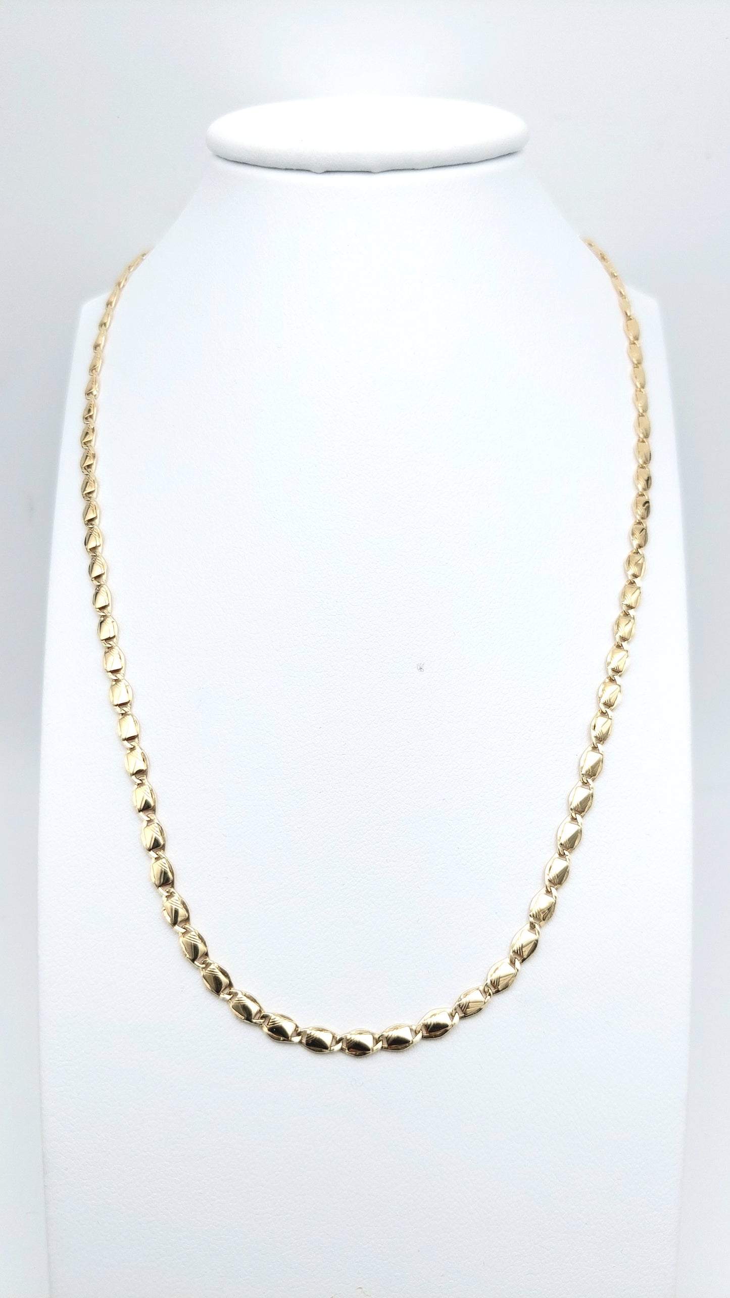 Collana a catena da uomo in oro giallo 18 KT. COL-U-ORO009.