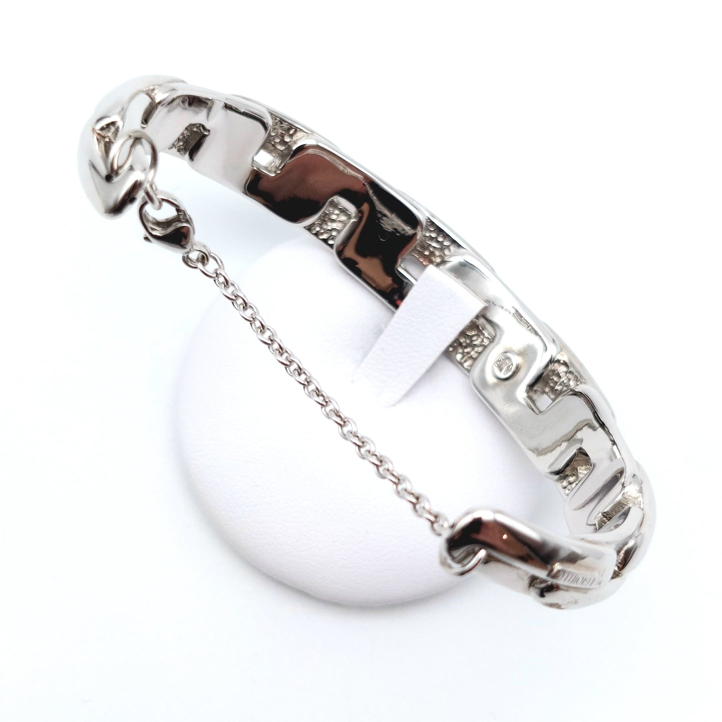 Bracciale Rigido da Donna in oro bianco 18 kt. BR-D-ORO021.