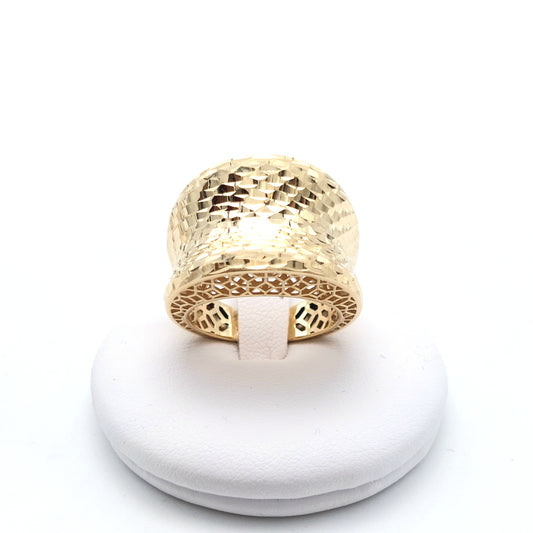 Anello a fascia diamantato da Donna in Oro 18 KT. AN-ORO059.