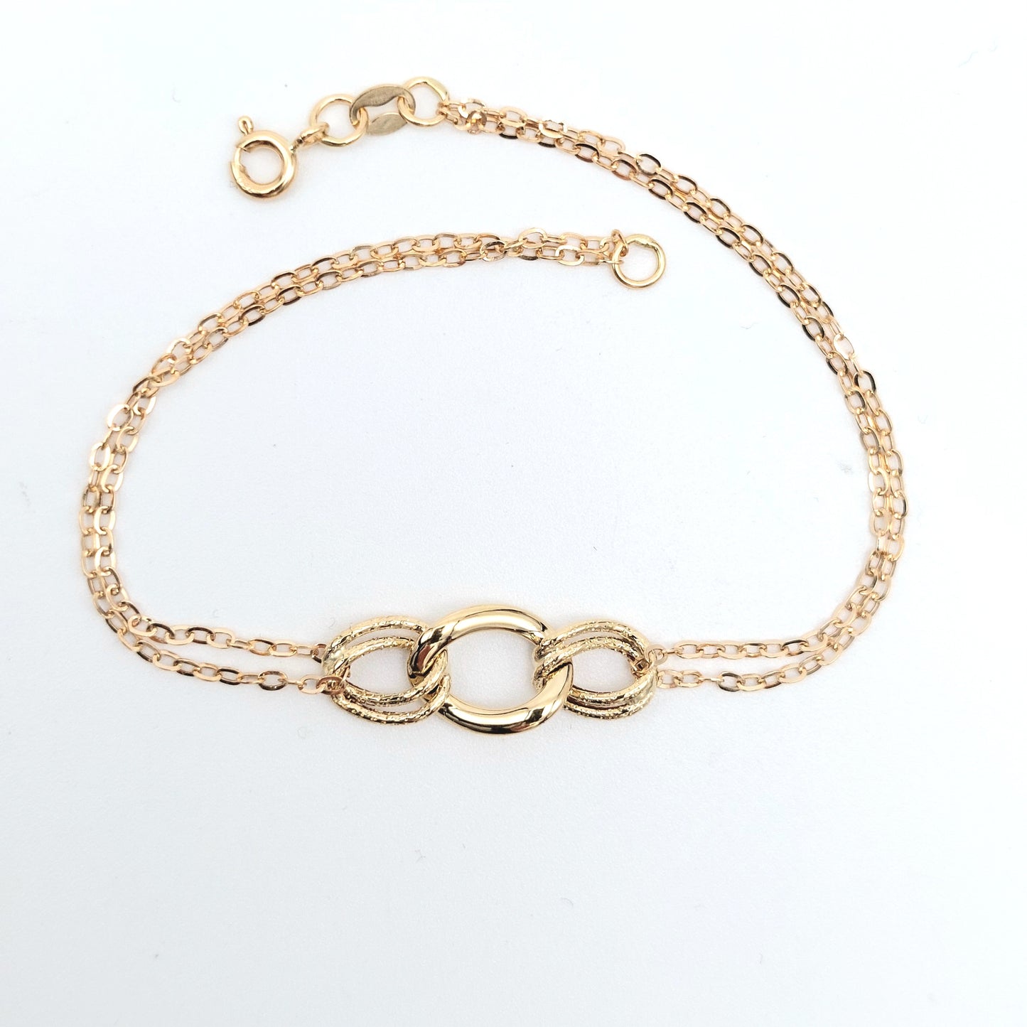 Bracciale a Catena da Donna in Oro Giallo 18 KT. BR-D-ORO034.