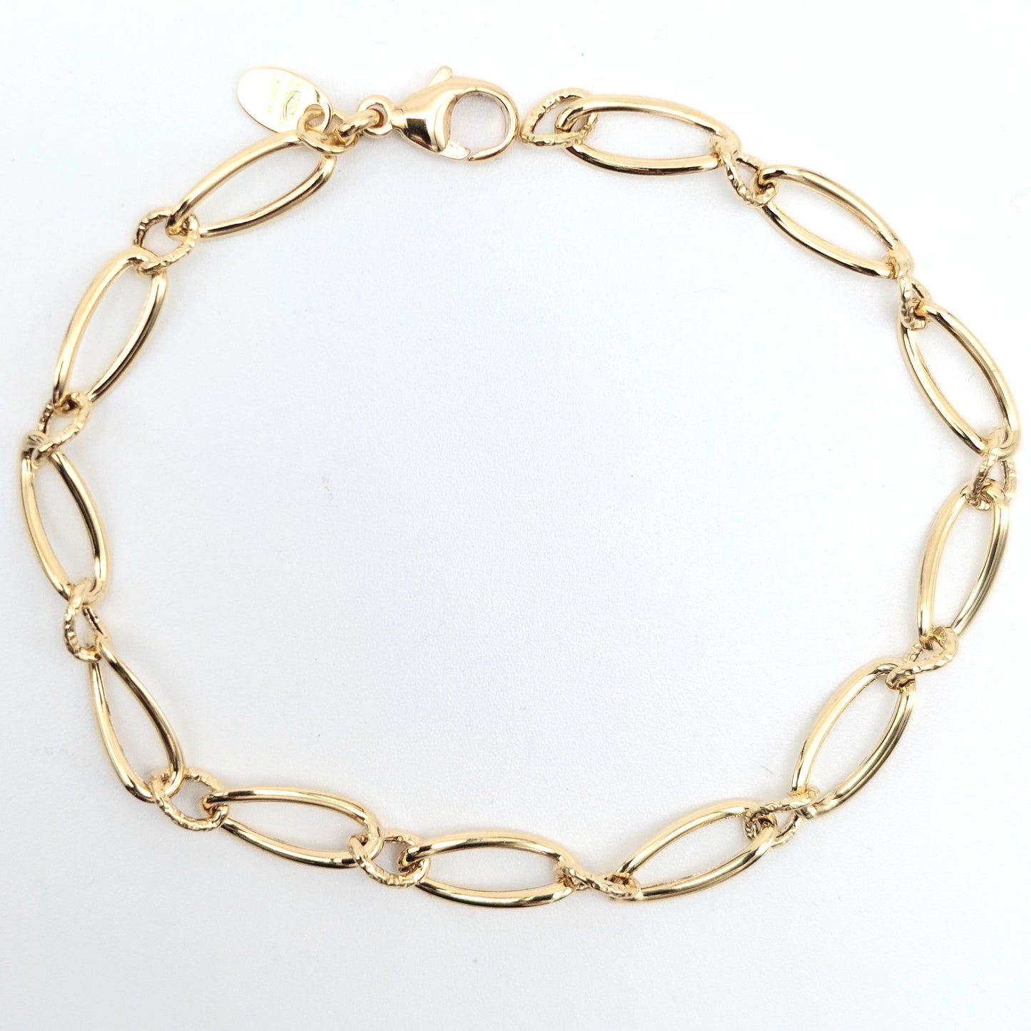 Bracciale da donna a catena in oro giallo 18 KT. BR-D-ORO044.