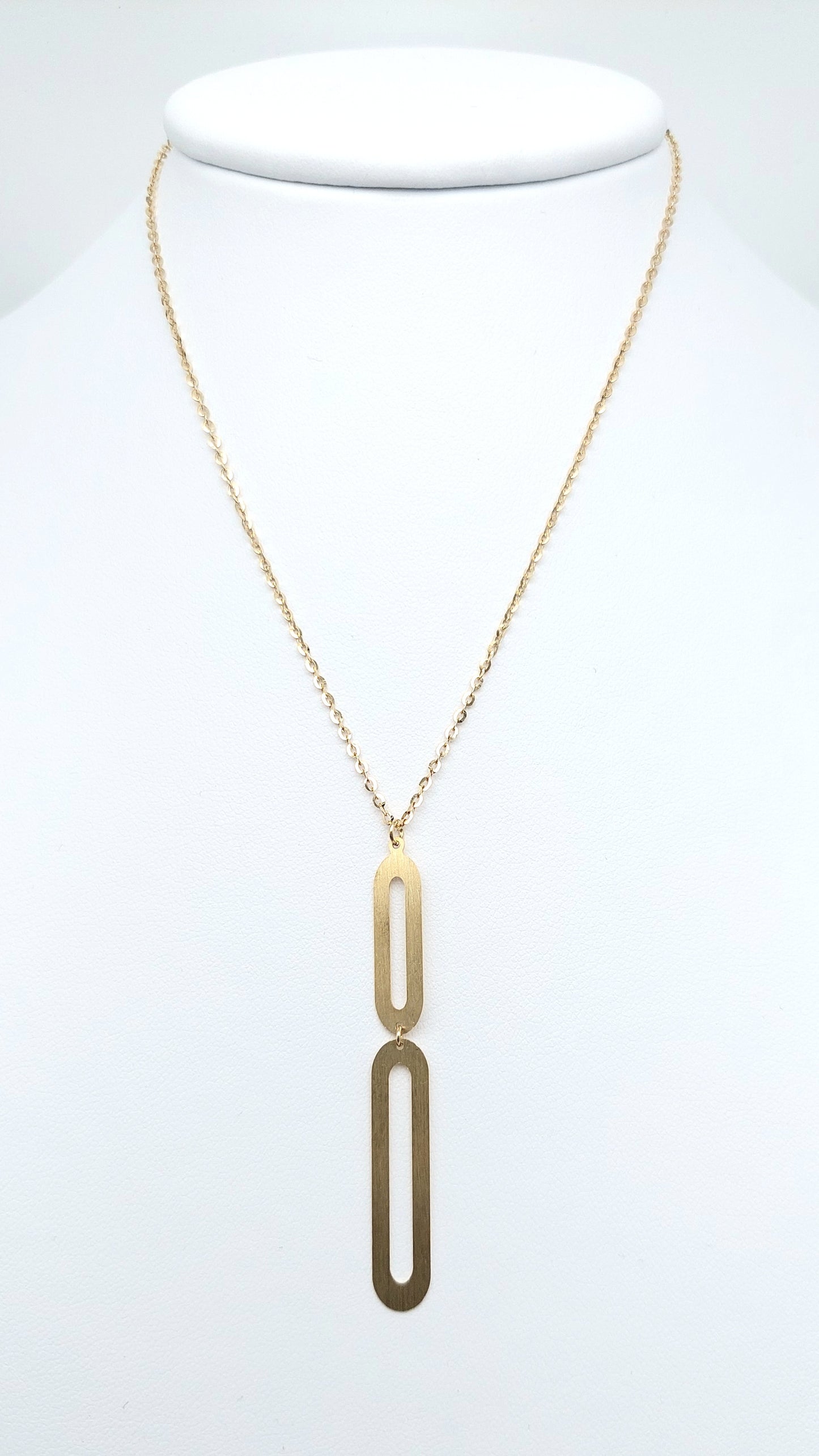 Collana in oro giallo 18 kt, double face cm 45. COL-ORO005.